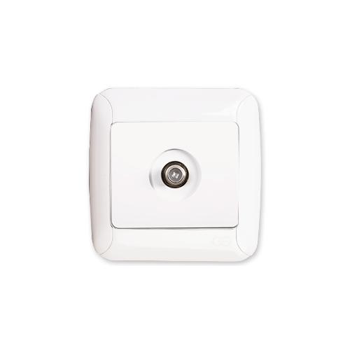 Tekli Uydu Prizi Eko Beyaz