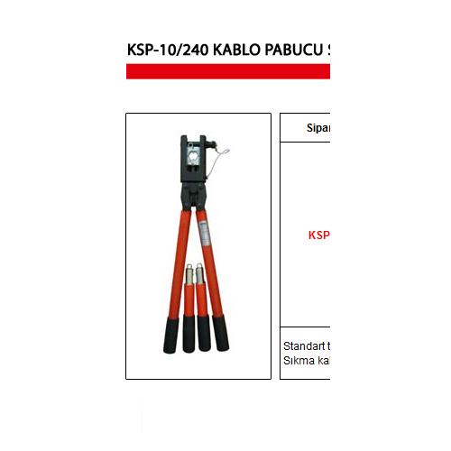 Kablo Pabucu Sıkma Pensesi , 10-240mm
