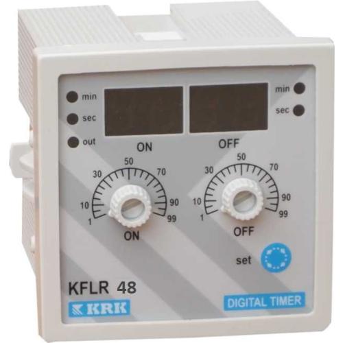 KFLR48 Çift Zaman Ayarlı Dijital Flaşör Röle