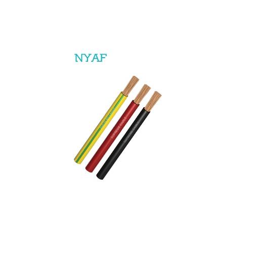 0,75 mm Siyah NYAF Kablo (H05V-K) PVC İzoleli Tek damarlı  İnce Çok Telli  300/500 V