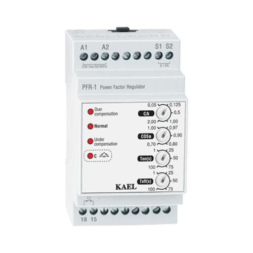 PFR-1 1 Kademeli Tek Faz Kontrollü Reaktif Güç Kontrol Rölesi