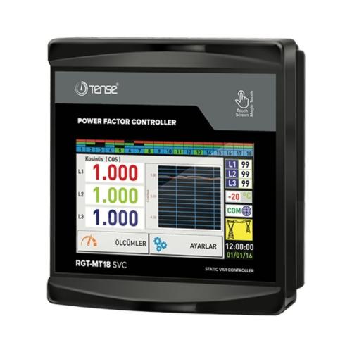 RGT-MT18 SVC 18 Kademe Dokunmatik Ekranlı Trifaze Reaktif Güç Kontrol Rölesi