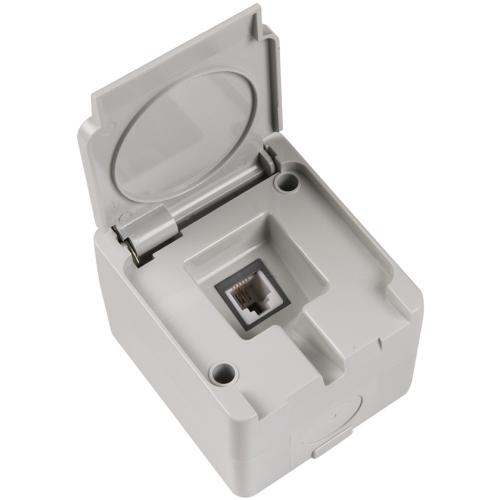 Nemliyer RJ11 Prizi (Sıva Üstü-Gri renkli)