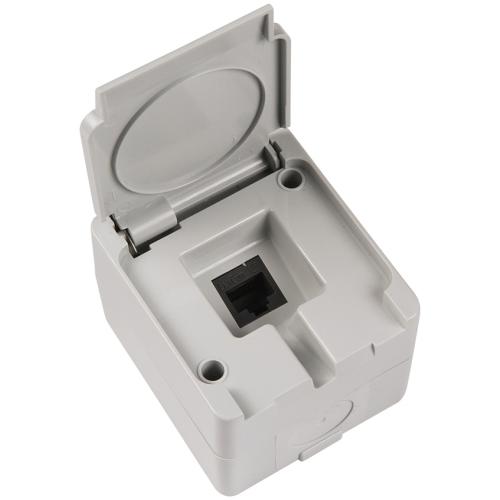 Nemliyer RJ45 CAT5e (Sıva Üstü-Gri renkli)