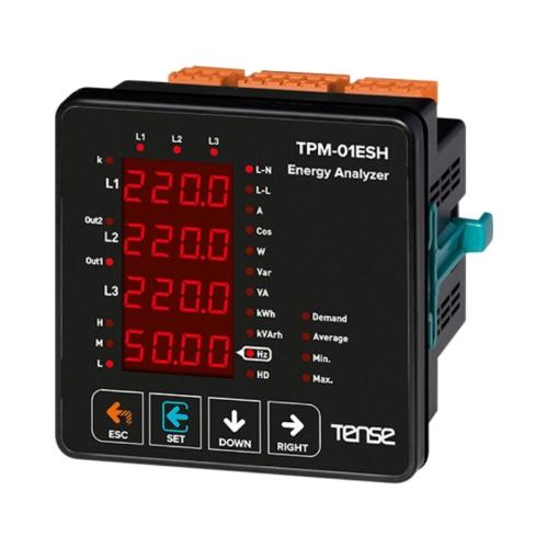 TPM-01 ESH Haberleşmeli Enerji Analizörü 4x4 LED Ekran 