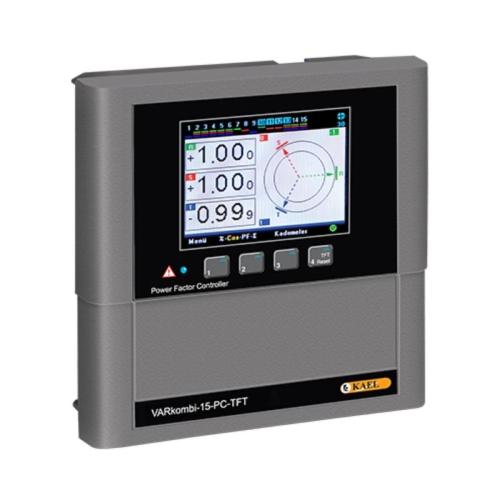 VARkombi-15-PC-TFT 15 Kademeli SVC Uyumlu Reaktif Güç Kontrol Rölesi
