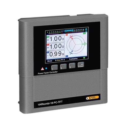 VARkombi-18-PC-TFT 18 Kademeli SVC Uyumlu Reaktif Güç Kontrol Rölesi