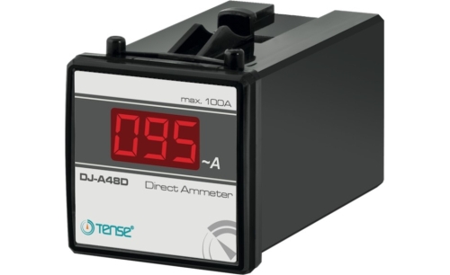 Dijital Ampermetre, (50/60 Hz) 48 x 48 1A - 100A  48 x 48  mm