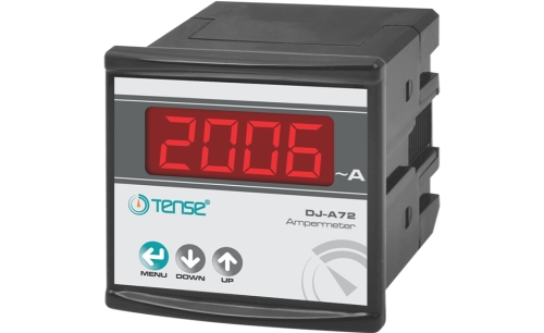Dijital Ampermetre, (50/60 Hz) 100mA - 9995A  72 x 72  mm 