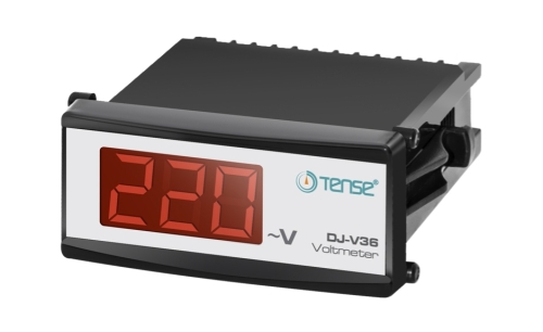 Dijital Voltmetre 1V - 500V AC (50/60 Hz) 36 x 72 mm 