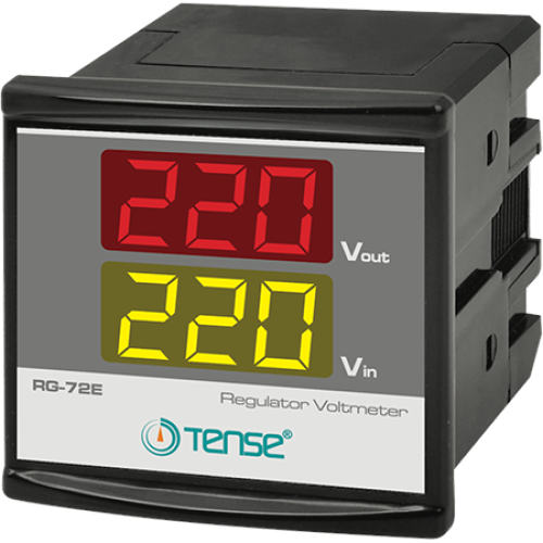 Dijital Voltmetre (Regülatör için) Ekonomik Tip 3V-300V AC(50/60 Hz) 72x72 mm