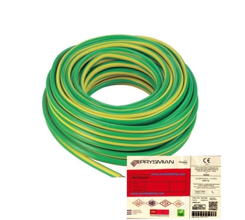 NYAF Kablo 50 mm2 Sarı Yeşil