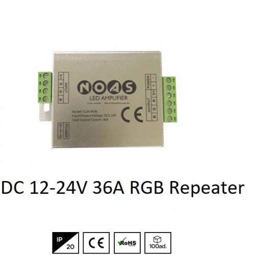 RGB Repeater 36A 12-24V DC