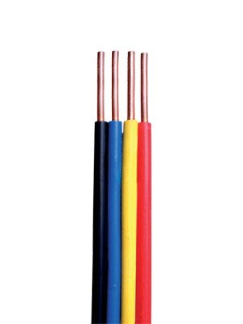 1,5 mm Sarı Yeşil NYA Kablo (H07V-U) PVC İzoleli Tek damarlı Tek Telli  450/750 V