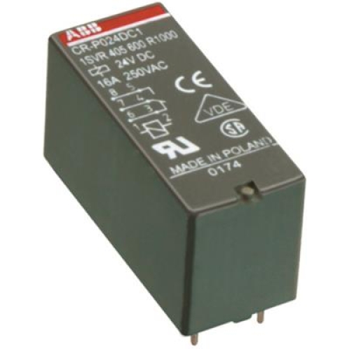 CR-P024AC1 Tipi Kontak : 1 A/K Anahtarlama kapasitesi: 250V-16 A PCB röle